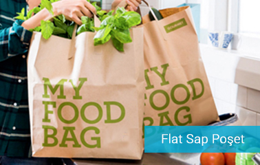 flat sap kraft poşet